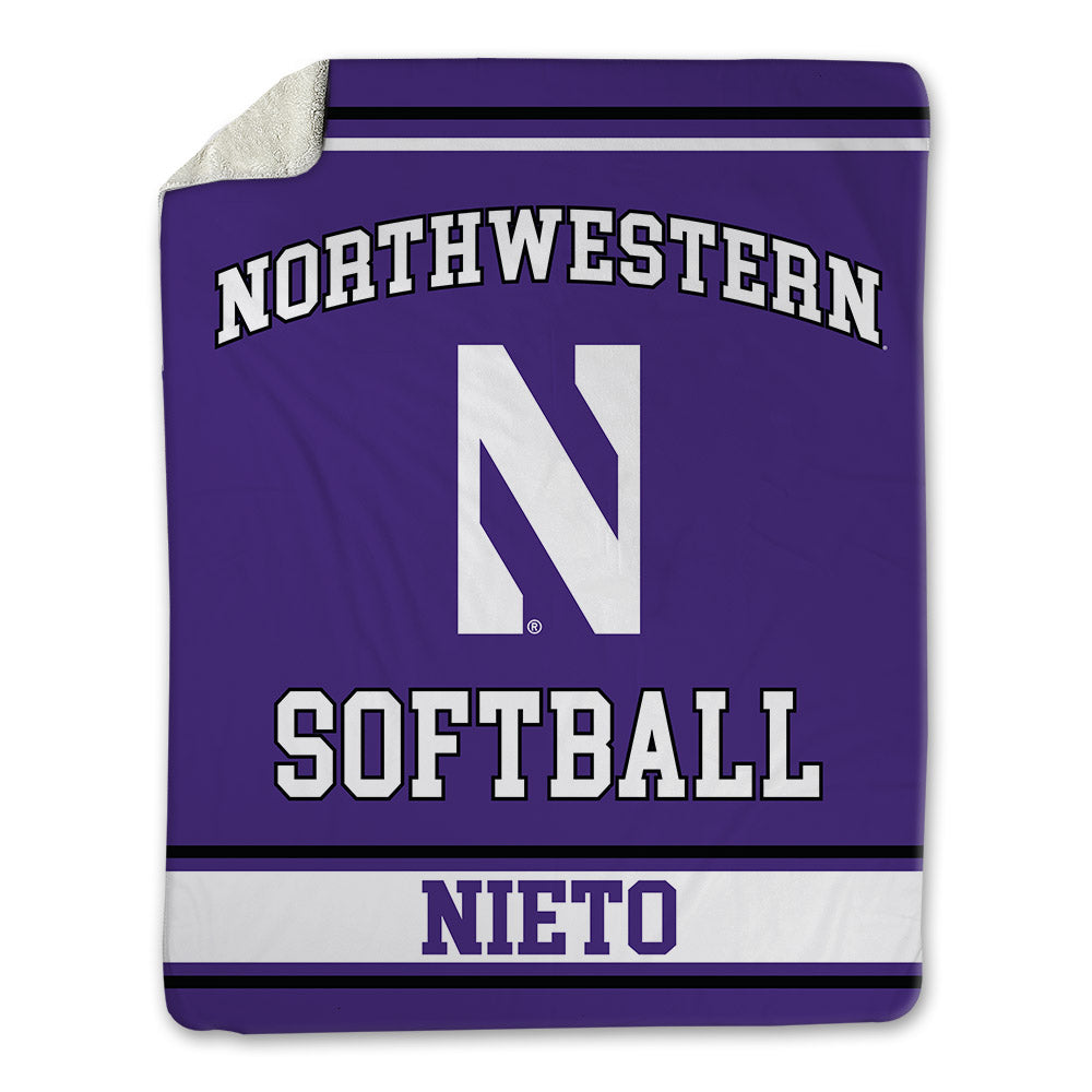 Northwestern - NCAA Softball : Grace Nieto - Blanket-0