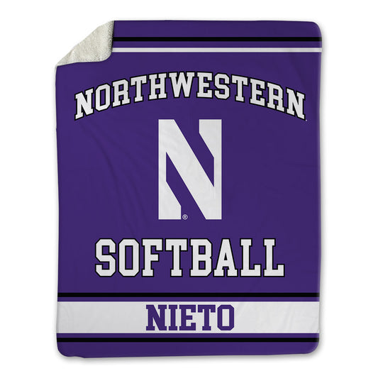 Northwestern - NCAA Softball : Grace Nieto - Blanket-0