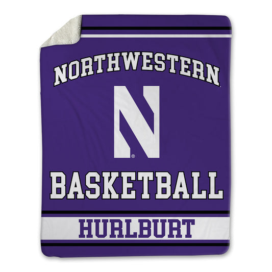 Northwestern - NCAA Men's Basketball : Gus Hurlburt - Blanket-0