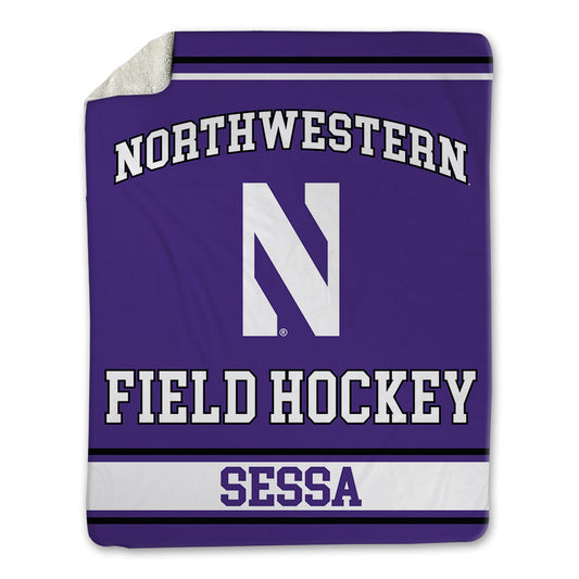 Northwestern - NCAA Women's Field Hockey : Ashley Sessa - Blanket-0