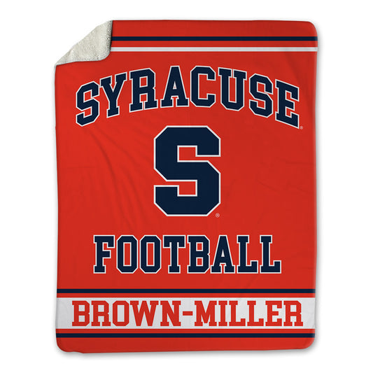 Syracuse - NCAA Football : Travis Brown-Miller - Blanket-0