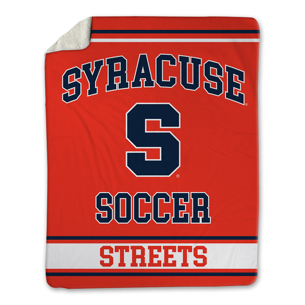 Syracuse - NCAA Women's Soccer : Emery Streets - Blanket-0