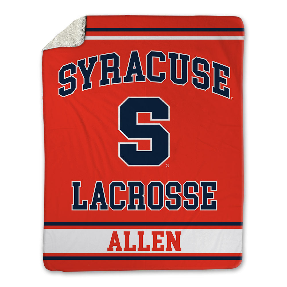 Syracuse - NCAA Women's Lacrosse : Mary Allen - Blanket-0