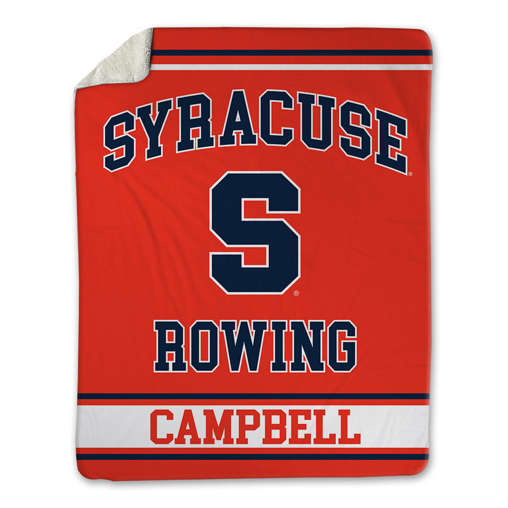 Syracuse - NCAA Women's Rowing : Ella Campbell - Blanket-0