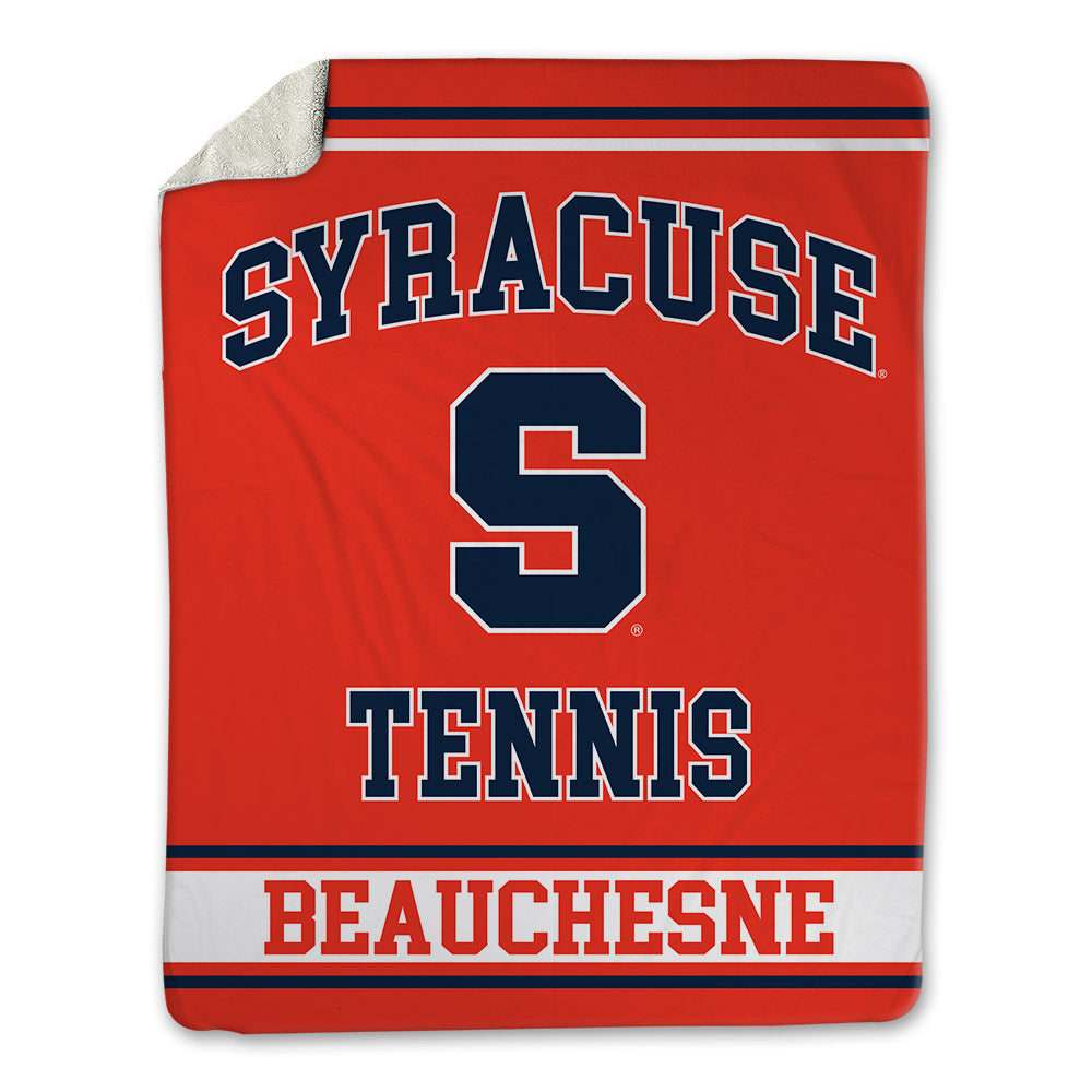 Syracuse - NCAA Women's Tennis : Emmy Beauchesne - Blanket-0