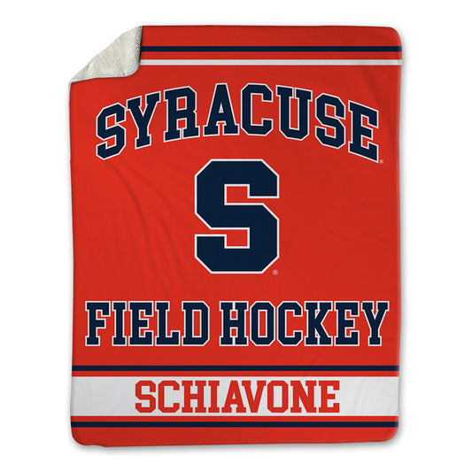 Syracuse - NCAA Women's Field Hockey : Lindsay Schiavone - Blanket-0