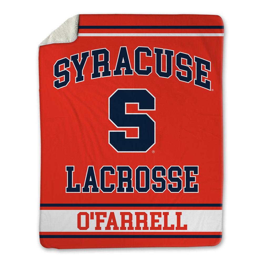Syracuse - NCAA Men's Lacrosse : Owen O'Farrell - Blanket-0