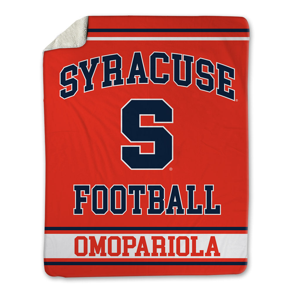 Syracuse - NCAA Football : Oluwademilade (David) Omopariola - Blanket-0