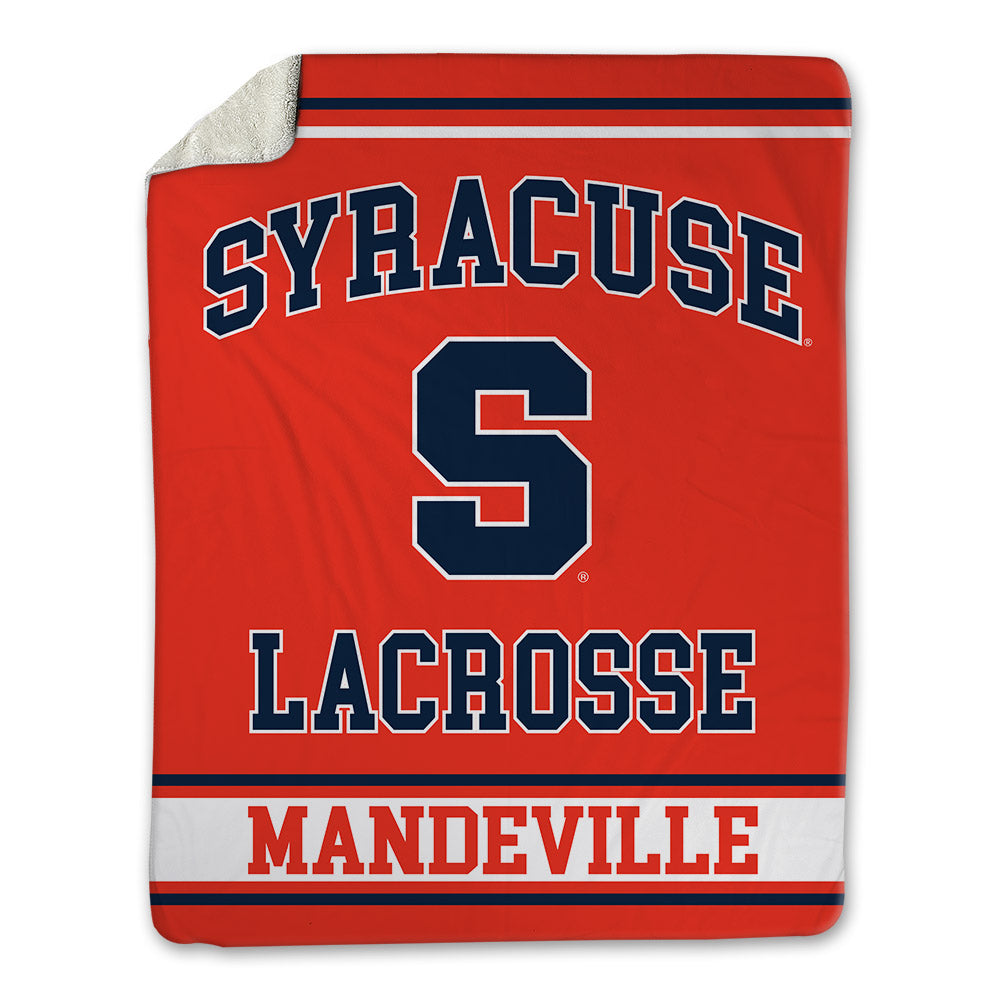 Syracuse - NCAA Women's Lacrosse : Kalena Mandeville - Blanket-0
