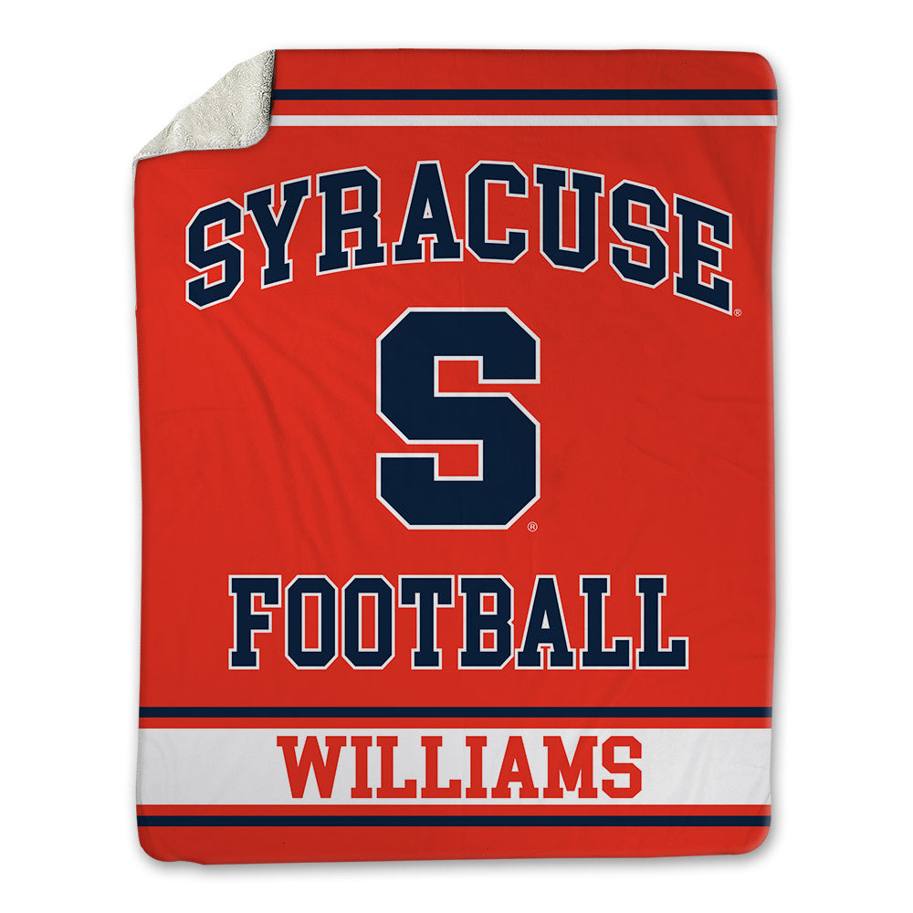 Syracuse - NCAA Football : Darien Williams - Blanket-0