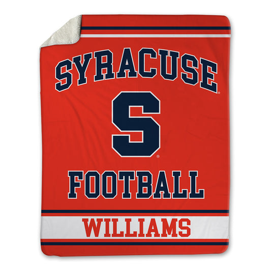 Syracuse - NCAA Football : Darien Williams - Blanket-0
