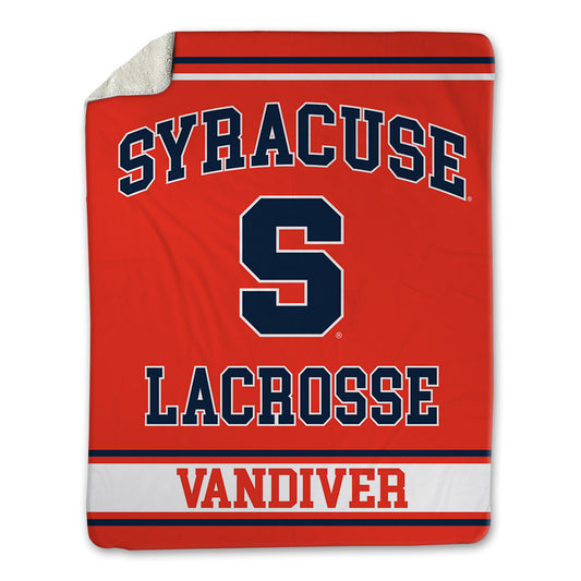 Syracuse - NCAA Women's Lacrosse : Colette Vandiver - Blanket-0