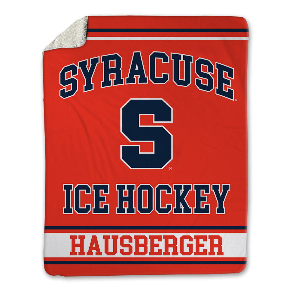 Syracuse - NCAA Women's Ice Hockey : Sophia Hausberger - Blanket-0