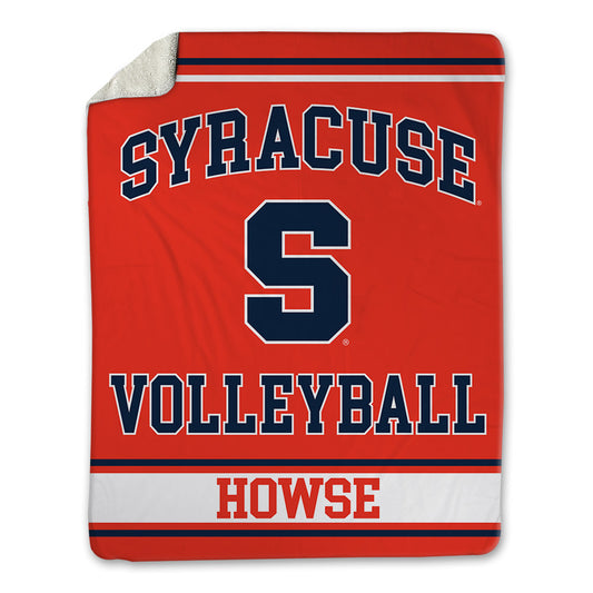 Syracuse - NCAA Women's Volleyball : Shalena Queen Howse - Blanket-0