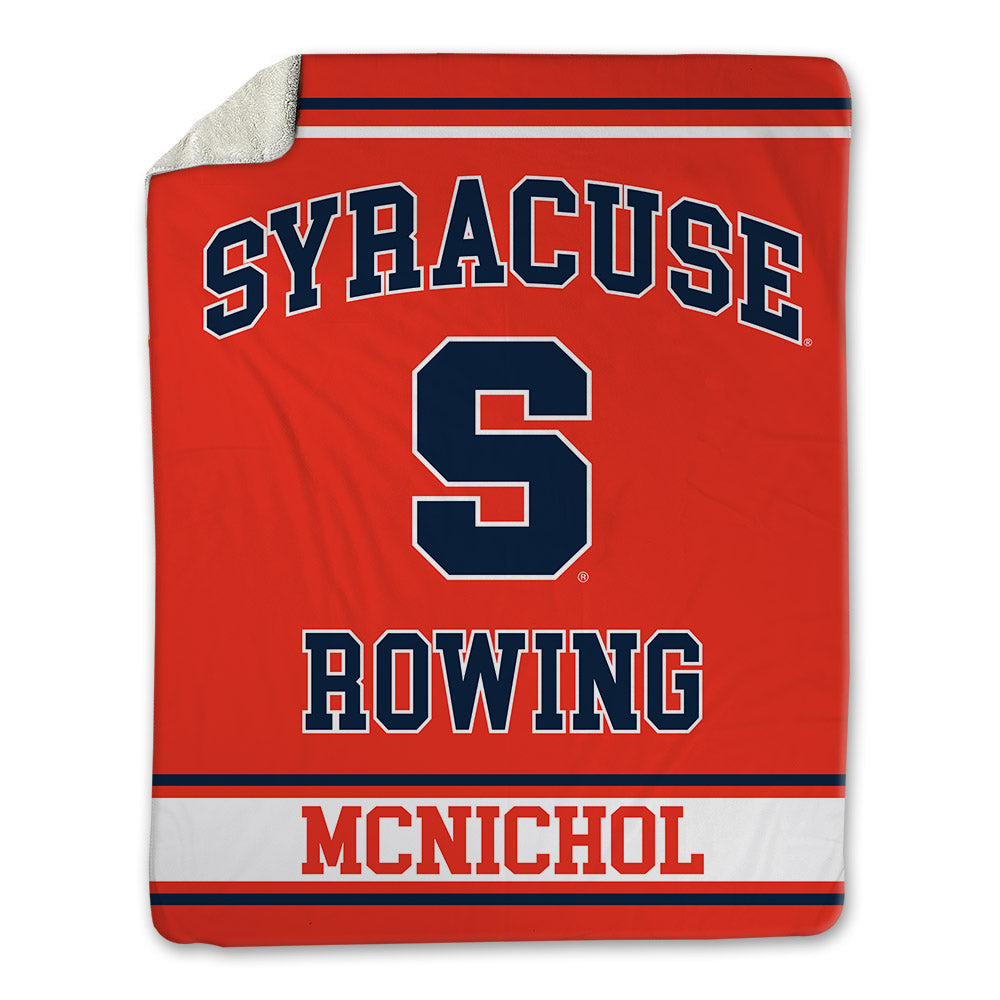 Syracuse - NCAA Men's Rowing : James Mcnichol - Blanket-0