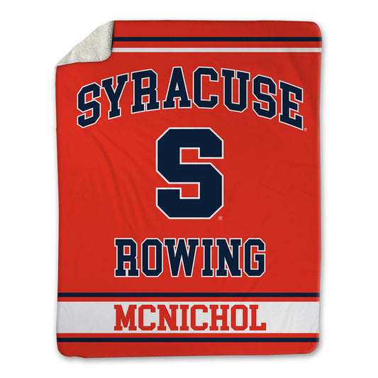 Syracuse - NCAA Men's Rowing : James Mcnichol - Blanket-0