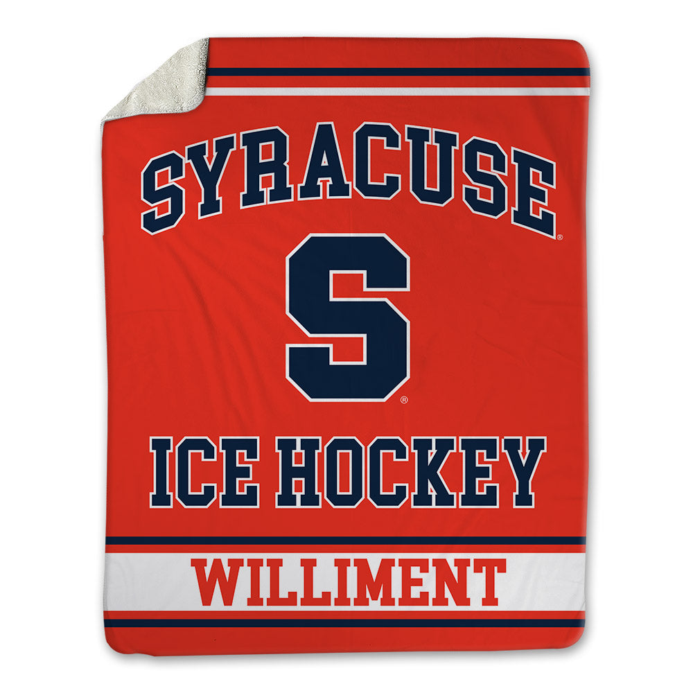 Syracuse - NCAA Women's Ice Hockey : Makenna Williment - Blanket-0