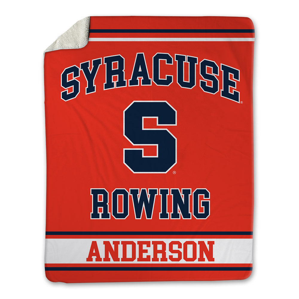 Syracuse - NCAA Women's Rowing : Harper Anderson - Blanket-0