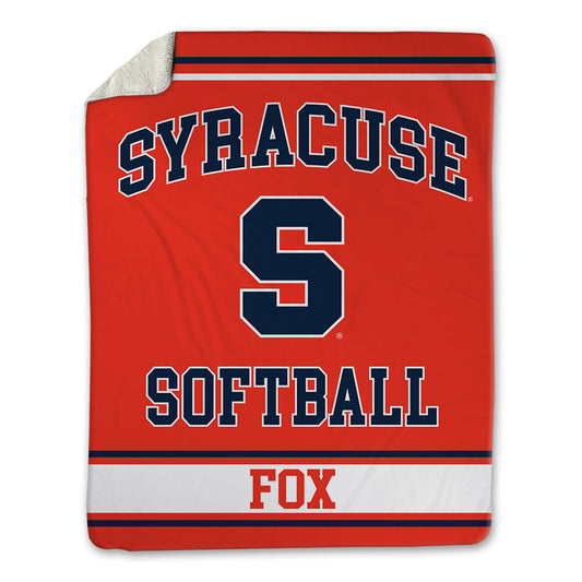 Syracuse - NCAA Softball : Lauren Fox - Blanket-0