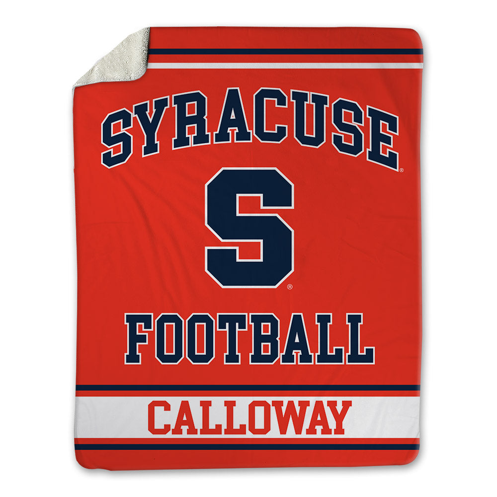 Syracuse - NCAA Football : Clark Calloway - Blanket-0