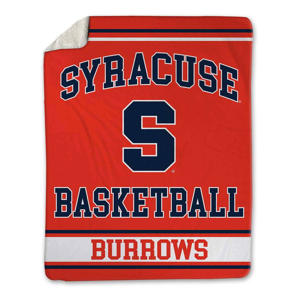 Syracuse - NCAA Women's Basketball : Sophie Burrows - Blanket-0