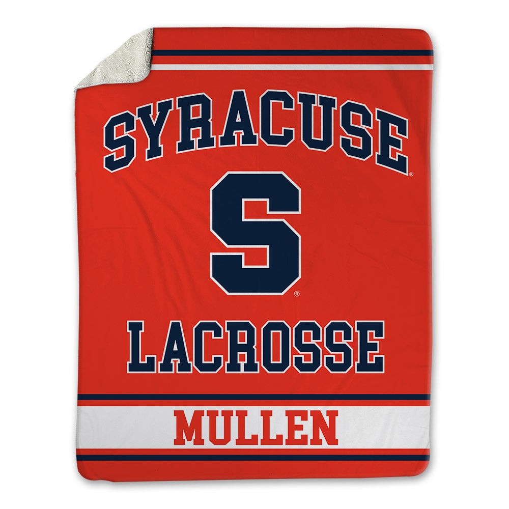 Syracuse - NCAA Men's Lacrosse : John Mullen - Blanket-0