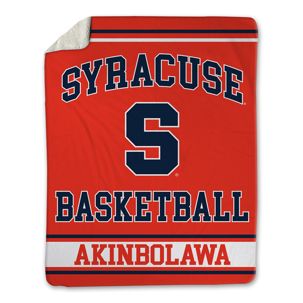 Syracuse - NCAA Women's Basketball : Oyindamola Simbiat Akinbolawa - Blanket-0