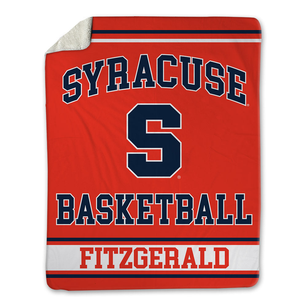 Syracuse - NCAA Women's Basketball : Justus Fitzgerald - Blanket-0