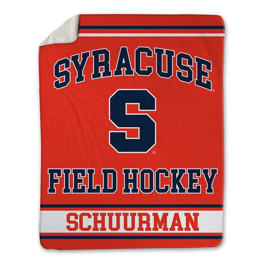 Syracuse - NCAA Women's Field Hockey : Danique Schuurman - Blanket-0