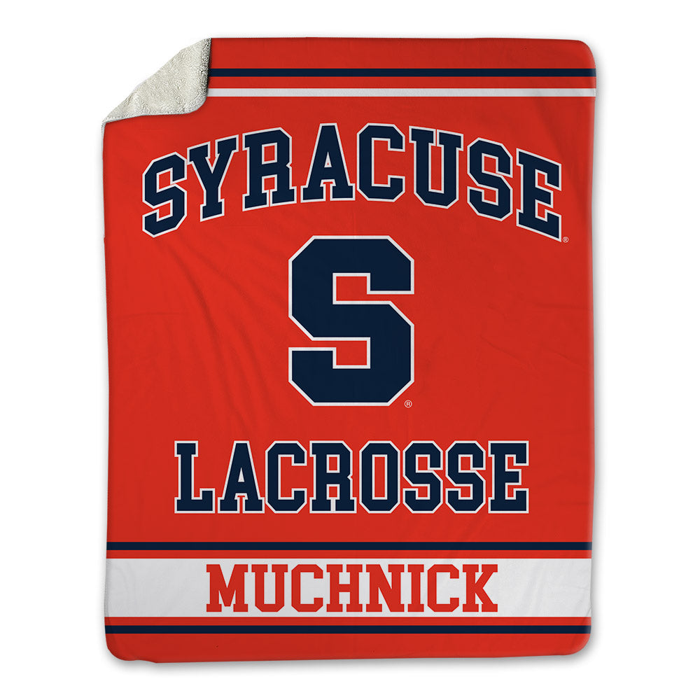 Syracuse - NCAA Women's Lacrosse : Emma Muchnick - Blanket-0