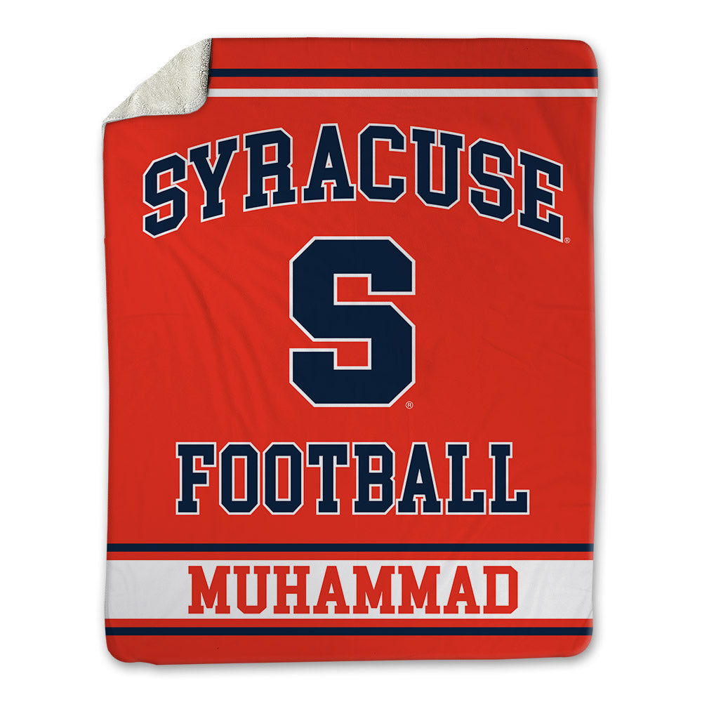 Syracuse - NCAA Football : Ibn Wadu Muhammad - Blanket-0