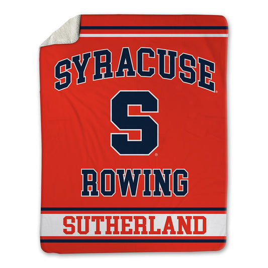 Syracuse - NCAA Men's Rowing : Ian Sutherland - Blanket-0