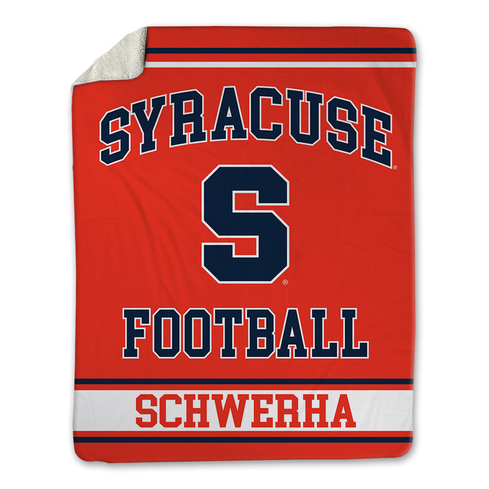 Syracuse - NCAA Football : Timothy Schwerha - Blanket-0