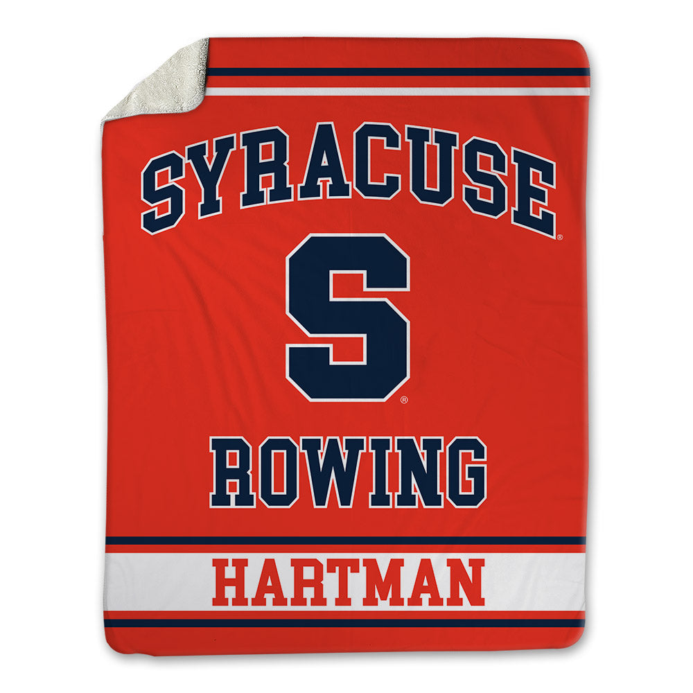 Syracuse - NCAA Women's Rowing : Raina Hartman - Blanket-0