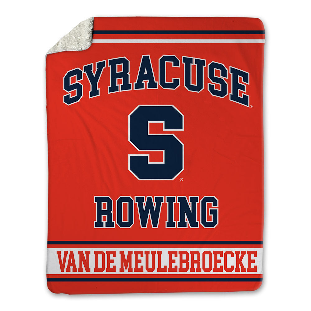 Syracuse - NCAA Women's Rowing : Chloe Van de Meulebroecke - Blanket-0