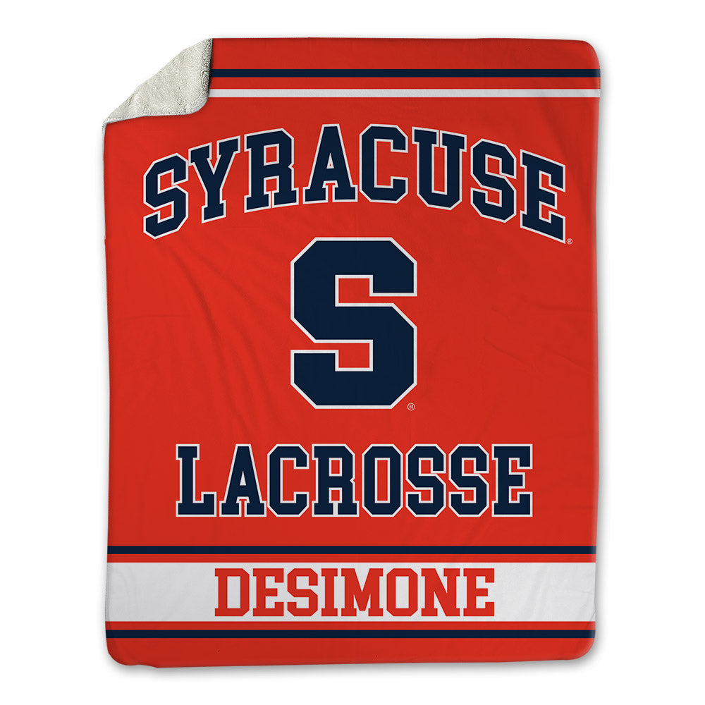 Syracuse - NCAA Women's Lacrosse : Carlie Desimone - Blanket-0