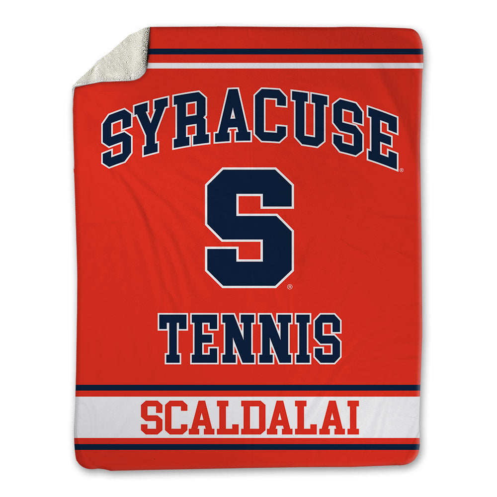 Syracuse - NCAA Women's Tennis : Emma Scaldalai - Blanket-0