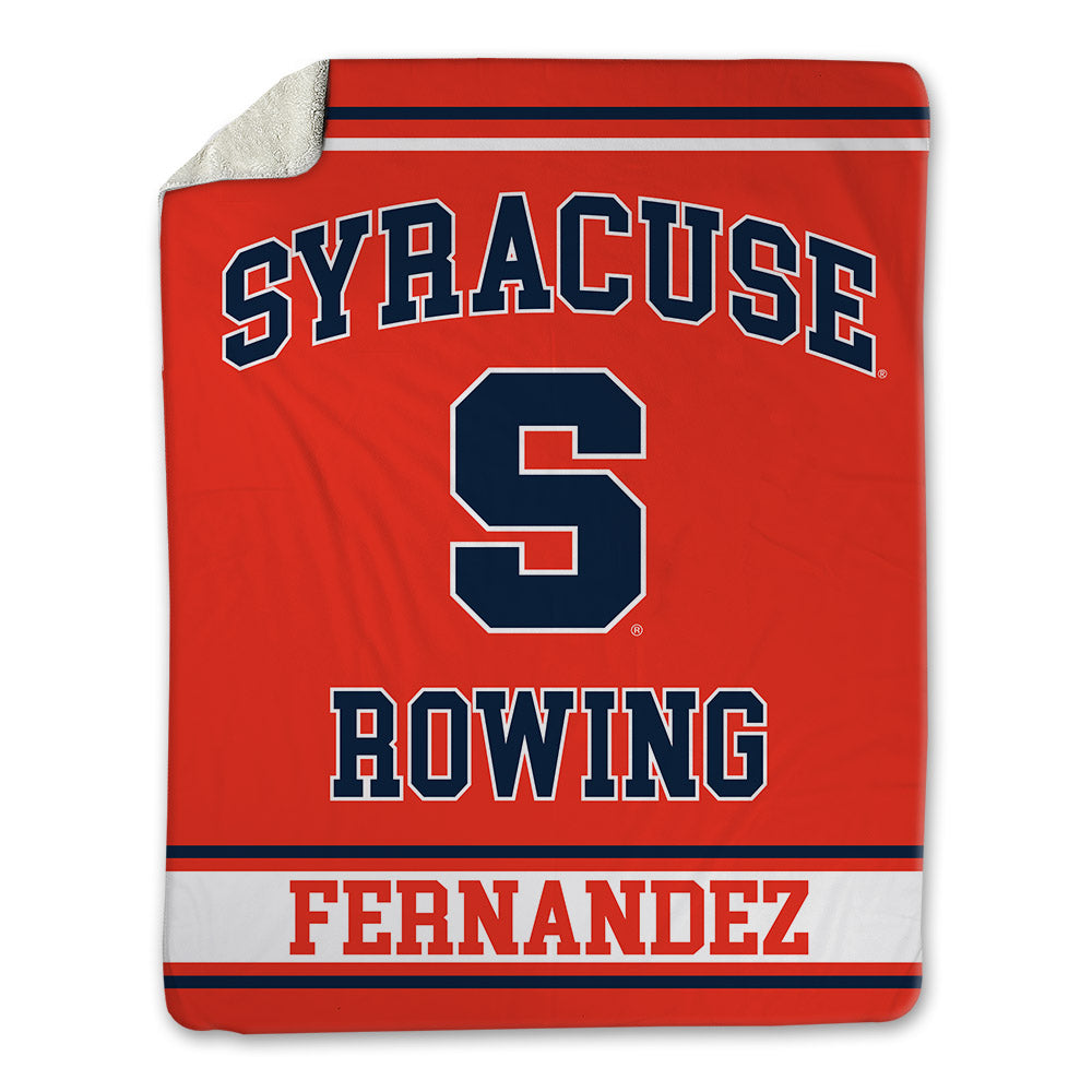 Syracuse - NCAA Men's Rowing : Samuel Fernandez - Blanket-0