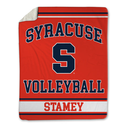Syracuse - NCAA Women's Volleyball : Kiernan Stamey - Blanket-0