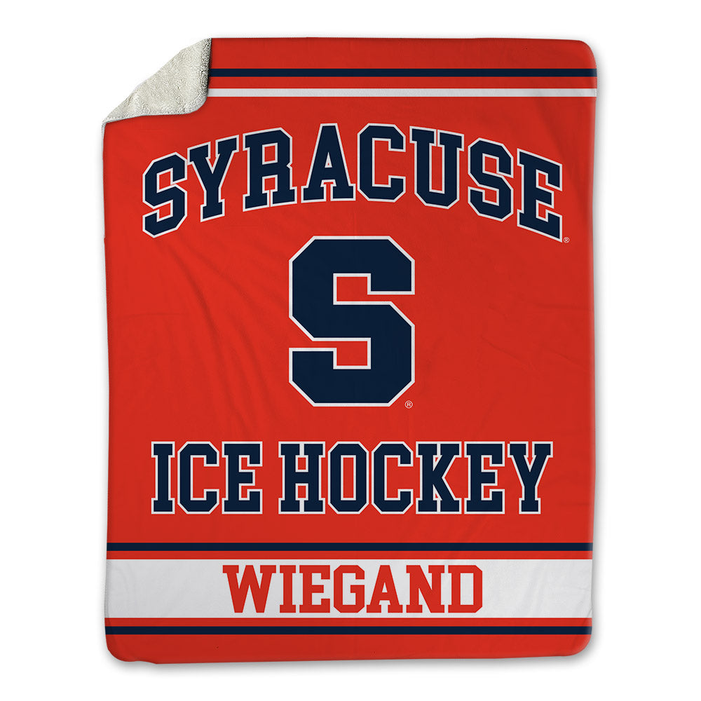 Syracuse - NCAA Women's Ice Hockey : Celia Wiegand - Blanket-0