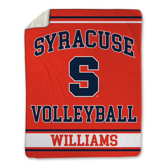 Syracuse - NCAA Women's Volleyball : Emma Williams - Blanket-0