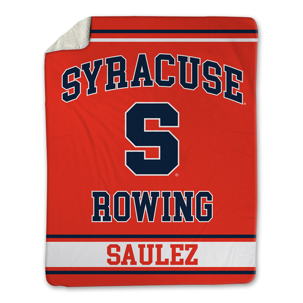 Syracuse - NCAA Men's Rowing : Anthony Saulez - Blanket-0