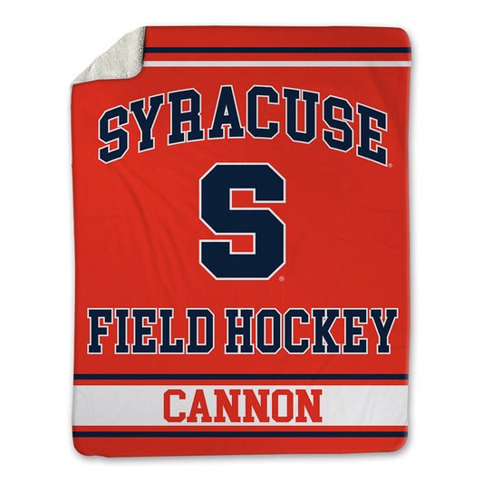 Syracuse - NCAA Women's Field Hockey : Ellis Cannon - Blanket-0