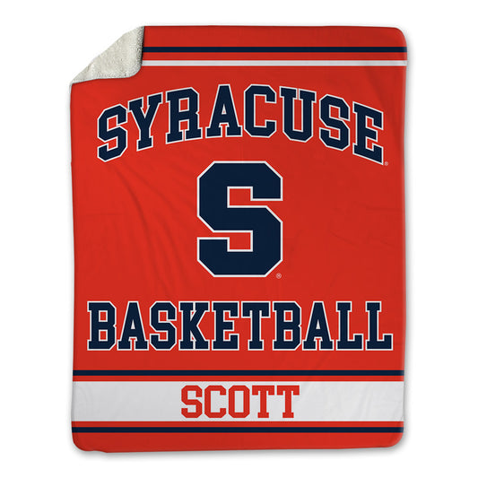 Syracuse - NCAA Women's Basketball : Keira Scott - Blanket-0