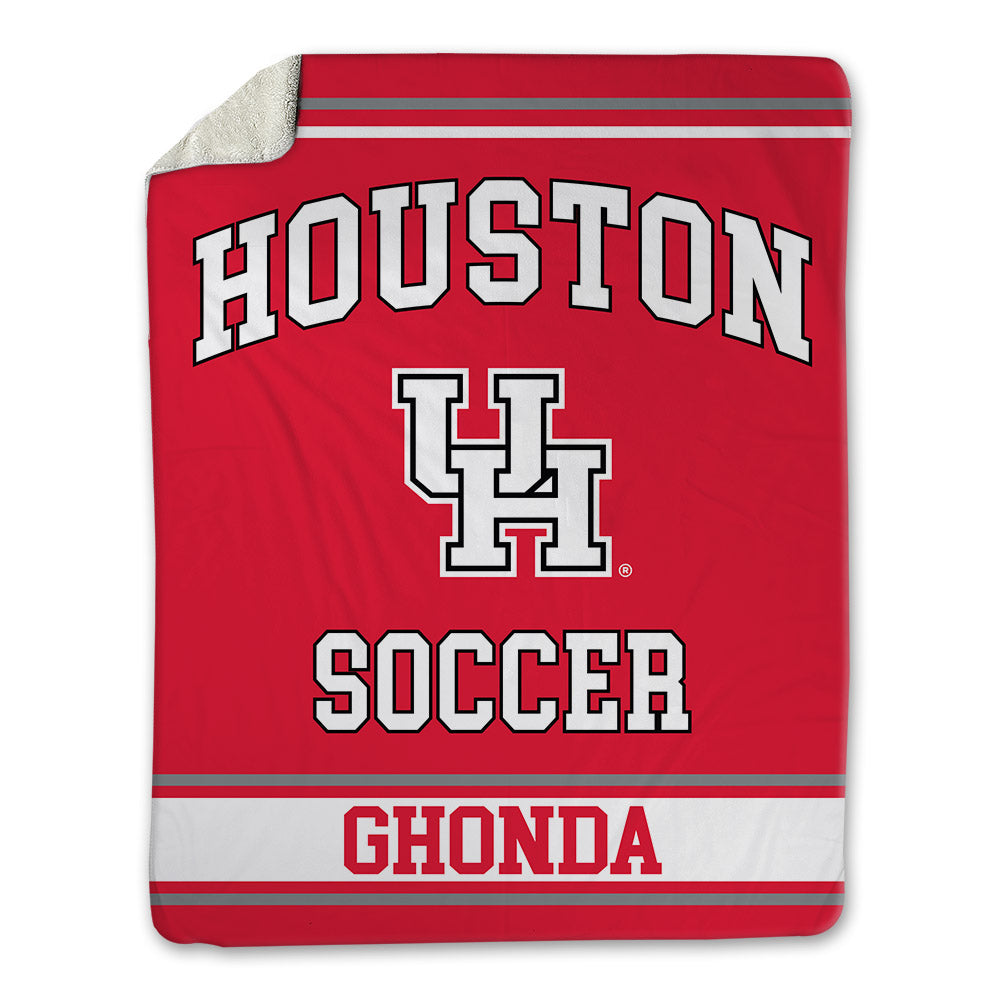 Houston - NCAA Women's Soccer : Adelhia Ghonda - Blanket-0