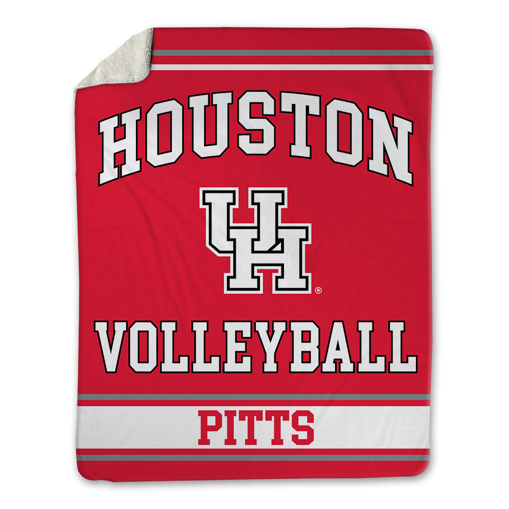 Houston - NCAA Women's Volleyball : Gillian Pitts - Blanket-0