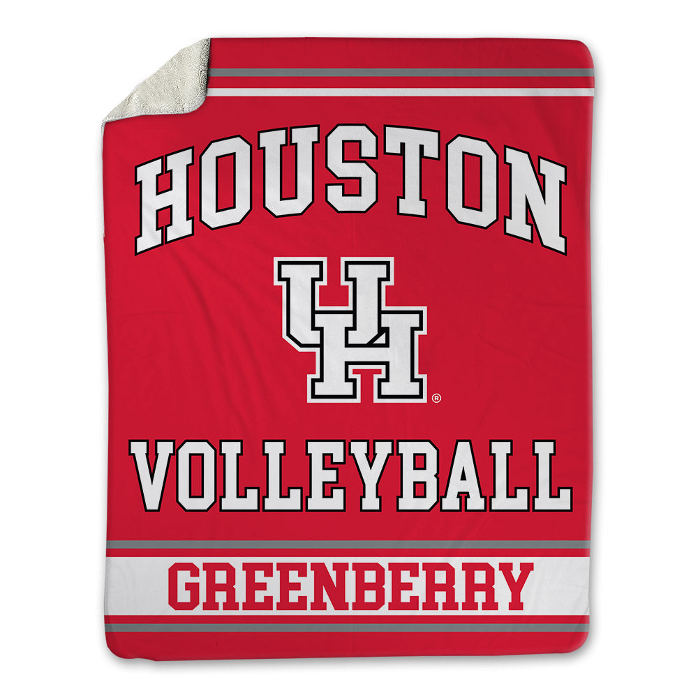 Houston - NCAA Women's Volleyball : tara greenberry - Blanket-0