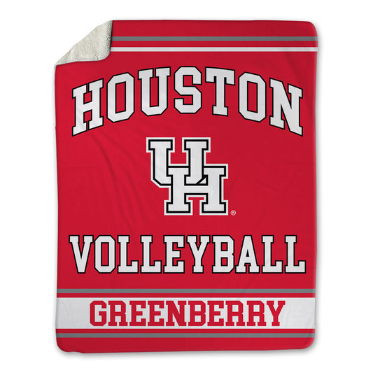 Houston - NCAA Women's Volleyball : tara greenberry - Blanket-0
