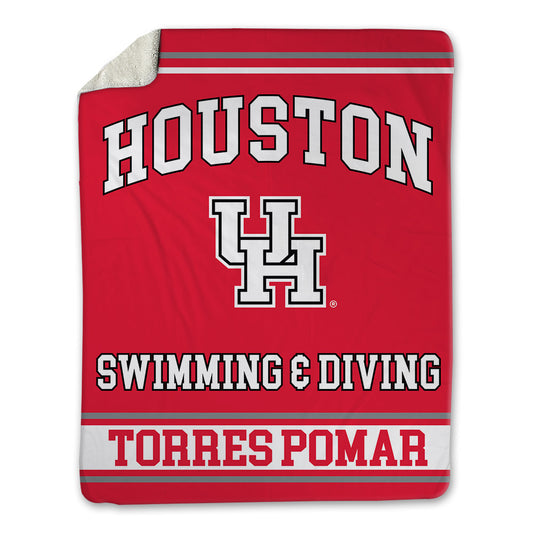 Houston - NCAA Women's Swimming & Diving : Regina Torres Pomar - Blanket-0