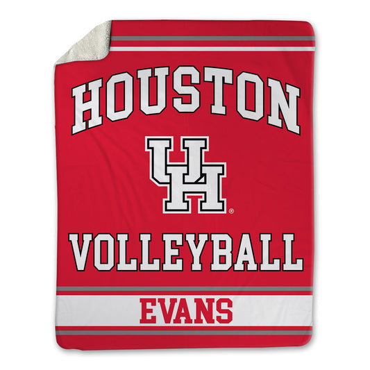 Houston - NCAA Women's Volleyball : Kaitlyn Evans - Blanket-0